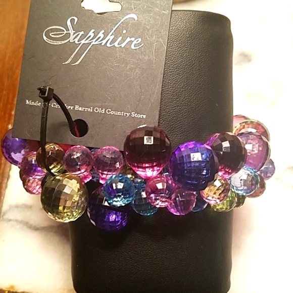 NWT, Saffire, Fashion Jewelry, Multi color bracelet - Picture 2 of 3